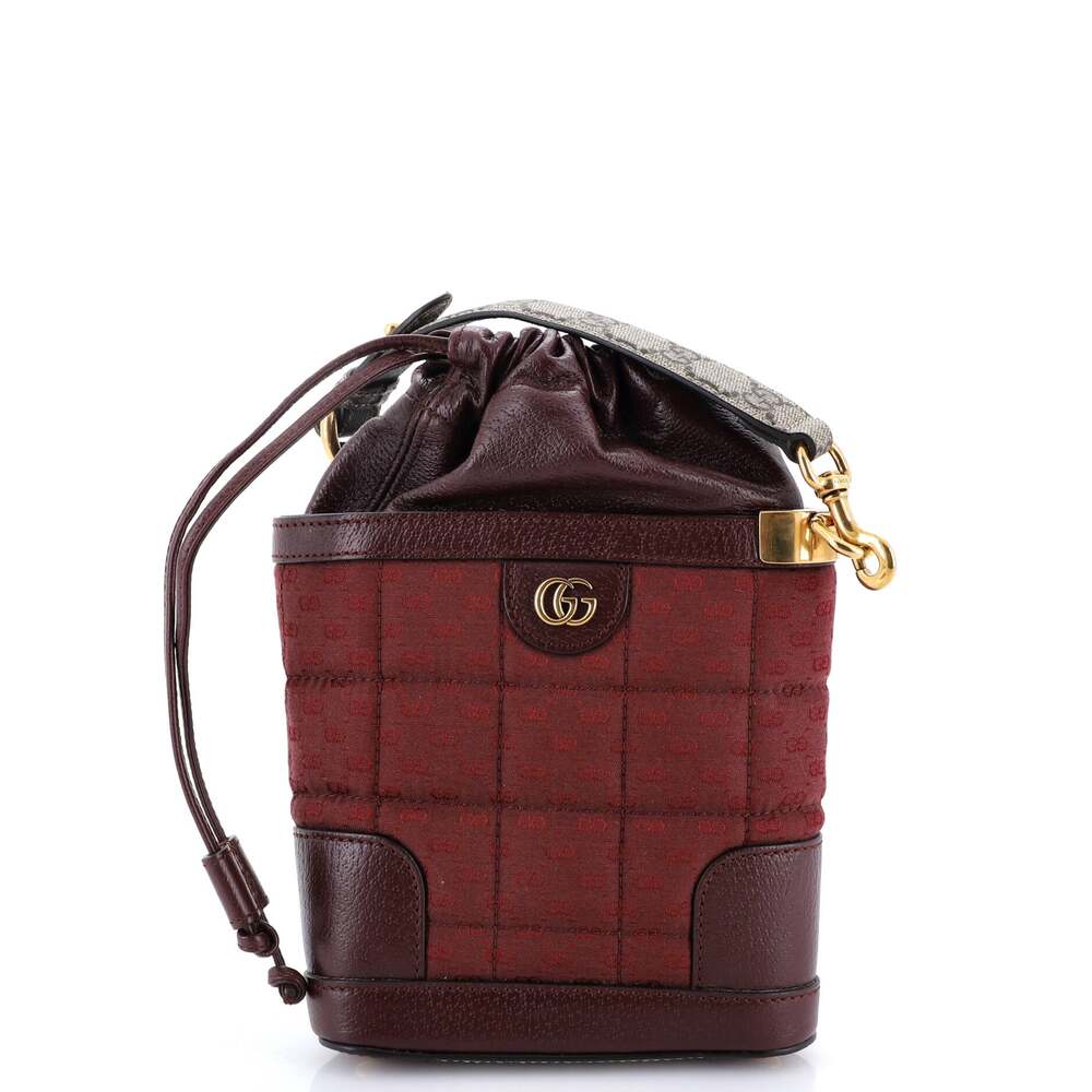 Gucci Drawstring Bucket Crossbody Bag #218448G14B - Picture 1 of 7